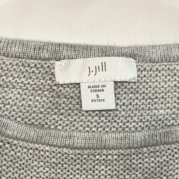 J Jill Striped Sweater Womens Petite Small Preppy Country Club Quiet Luxury - Picture 6 of 13
